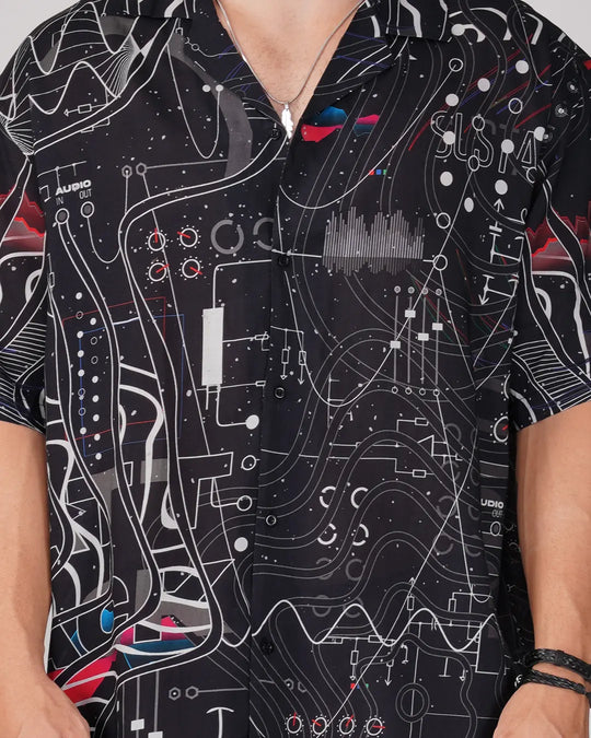 Synth Full Printed Relaxed Fit Shirt