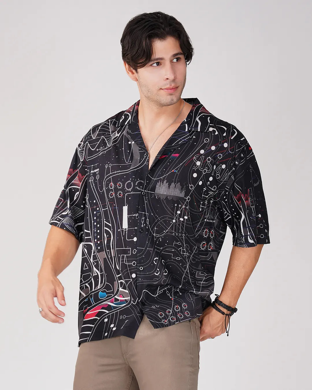 Synth Full Printed Relaxed Fit Shirt