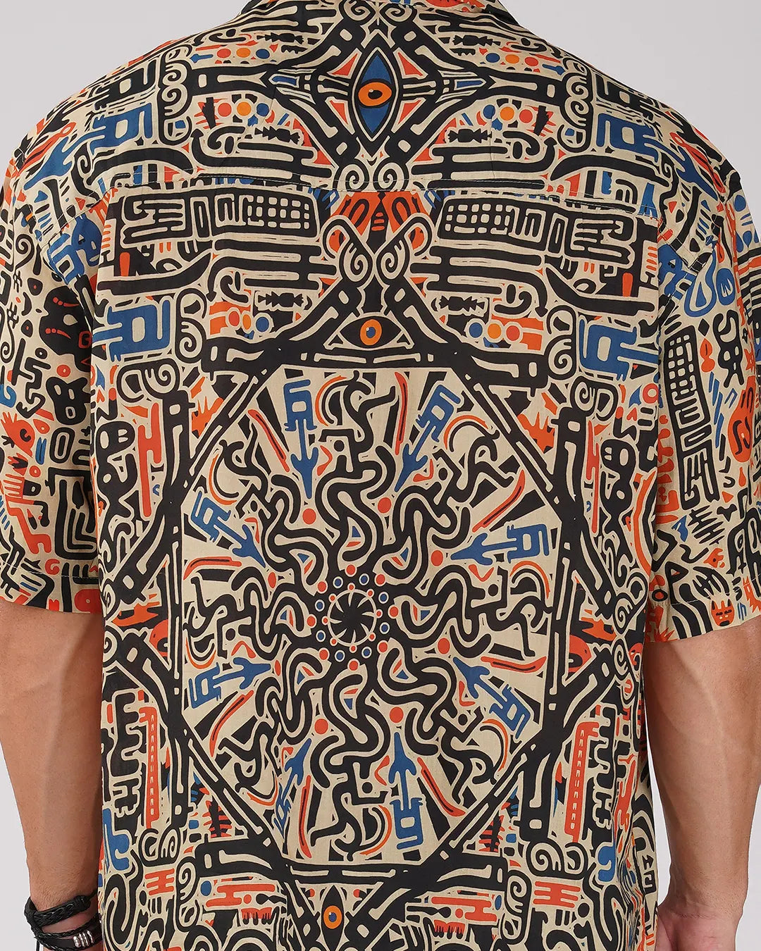 Cultural canvas Full Printed Relaxed Fit Shirt