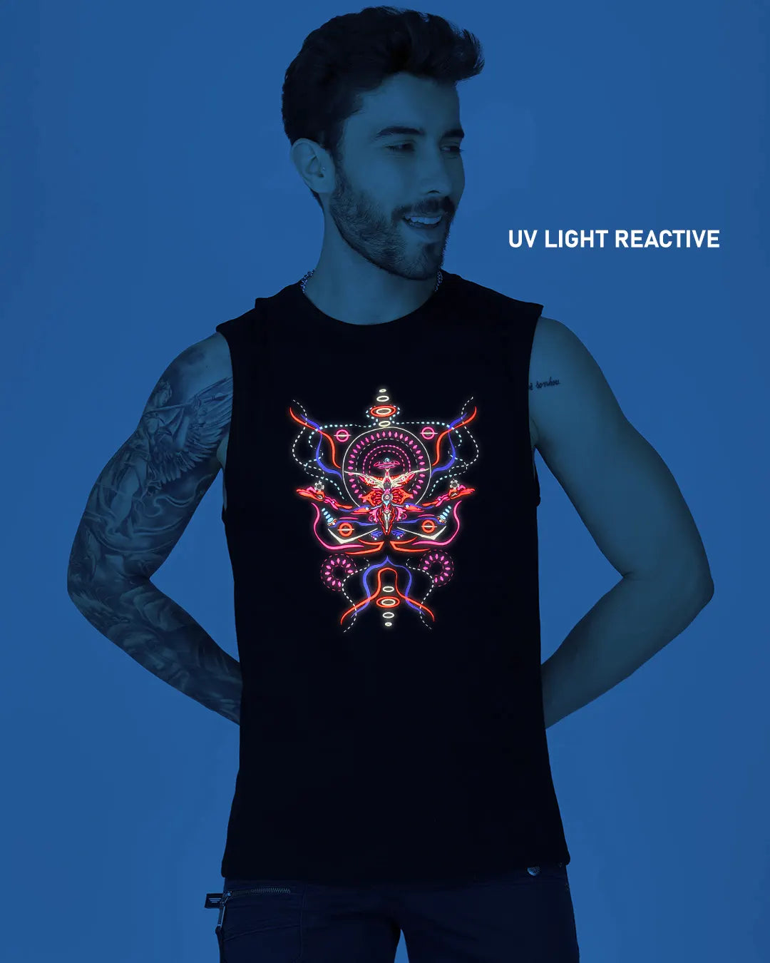 Xairon | UV Light Reactive Tank Top