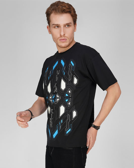 Ultra Tribe Official | UV Light Reactive & Glow In Dark | Oversized T-Shirt