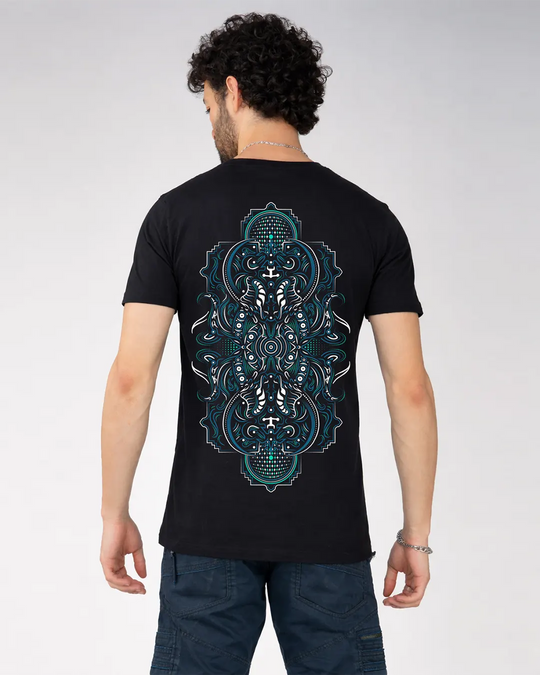 Cyberghost | UV Reactive Plus Glow In Dark | Regular Fit T-shirt