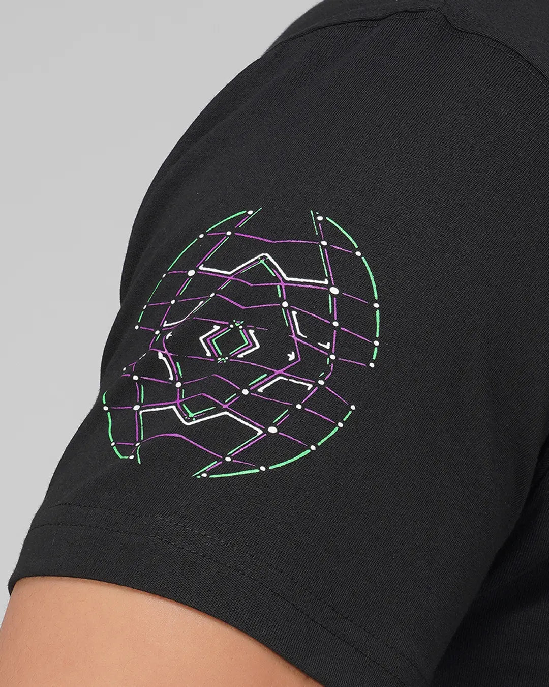 Spiritual Network | UV Light Reactive Cotton T-Shirt
