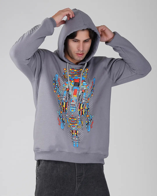 Yogikarana | Pullover Cotton Hoodie UV Light Reactive