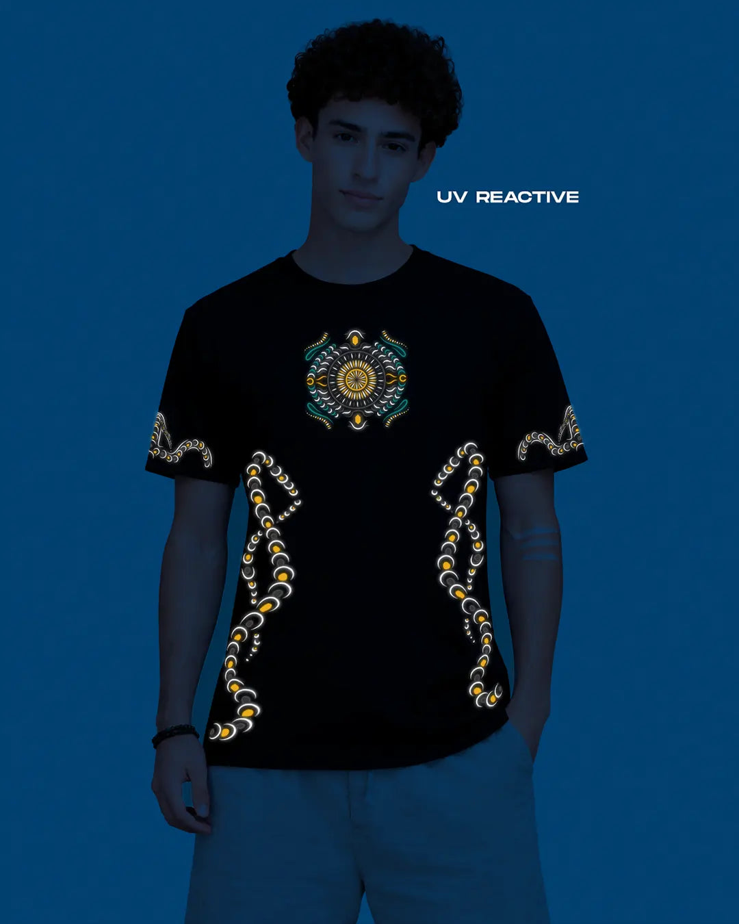 DMT Trip | UV Reactive Plus Glow In Dark | Regular Fit T-shirt