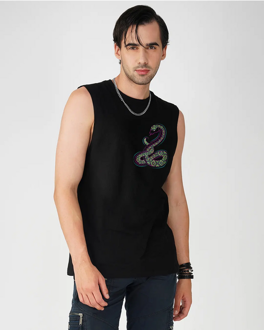 Ayahuasca UV Light Reactive Tank Top