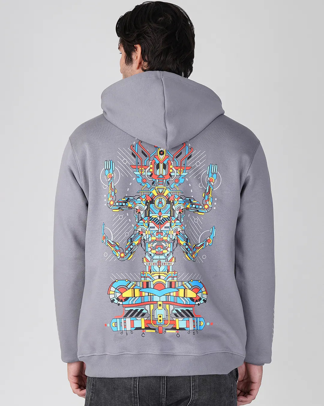 Yogikarana | Pullover Cotton Hoodie UV Light Reactive