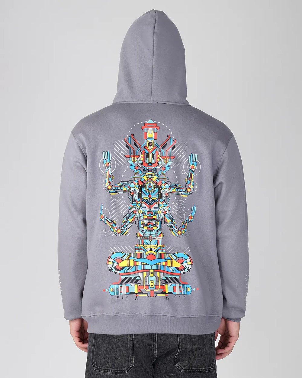 Yogikarana | Pullover Cotton Hoodie UV Light Reactive