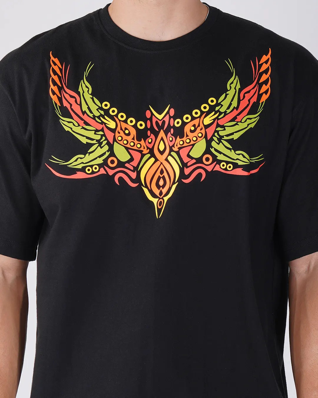 Dharmasimha | UV Light Reactive | Oversized Cotton T-Shirt