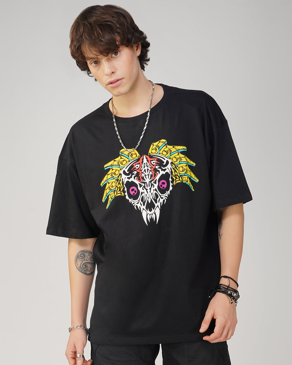 Quetzalcoatl | UV Light Reactive & Glow In Dark | Oversized T-Shirt