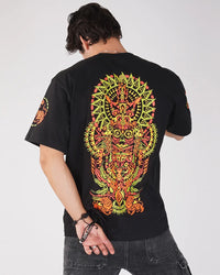 Dharmasimha | UV Light Reactive | Oversized Cotton T-Shirt