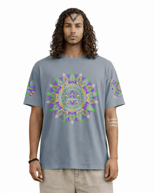 Onirah | UV Light Reactive | Oversized Cotton T-Shirt