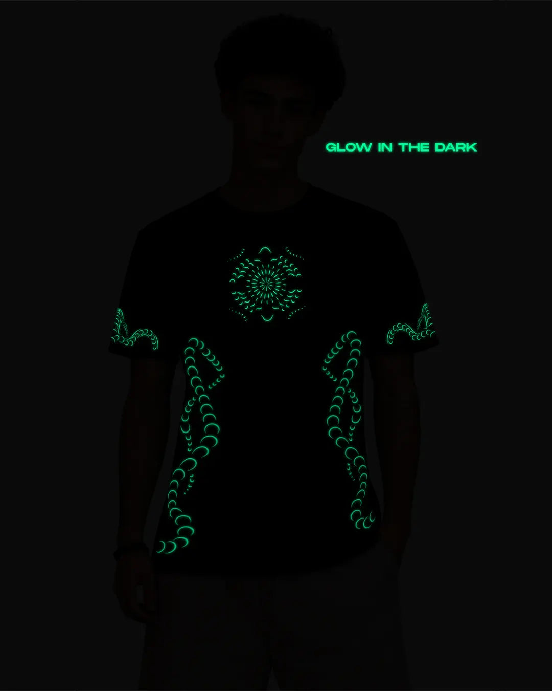 DMT Trip | UV Reactive Plus Glow In Dark | Regular Fit T-shirt