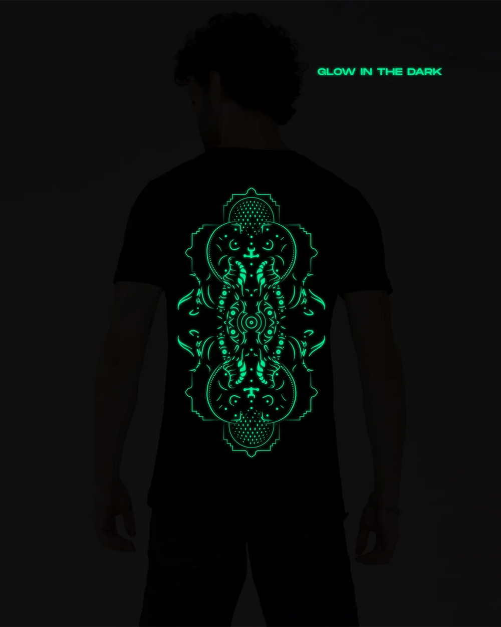 Cyberghost | UV Reactive Plus Glow In Dark | Regular Fit T-shirt