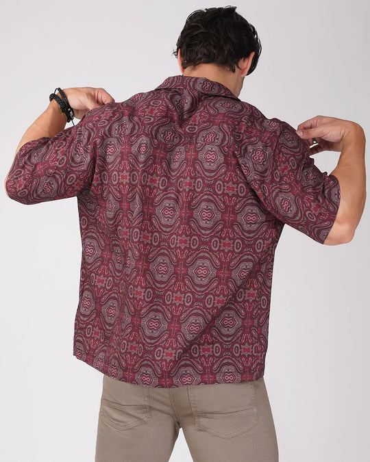 Lemniscate Full Printed Relaxed Fit Shirt