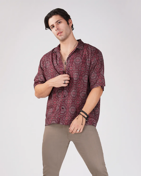 Lemniscate Full Printed Relaxed Fit Shirt