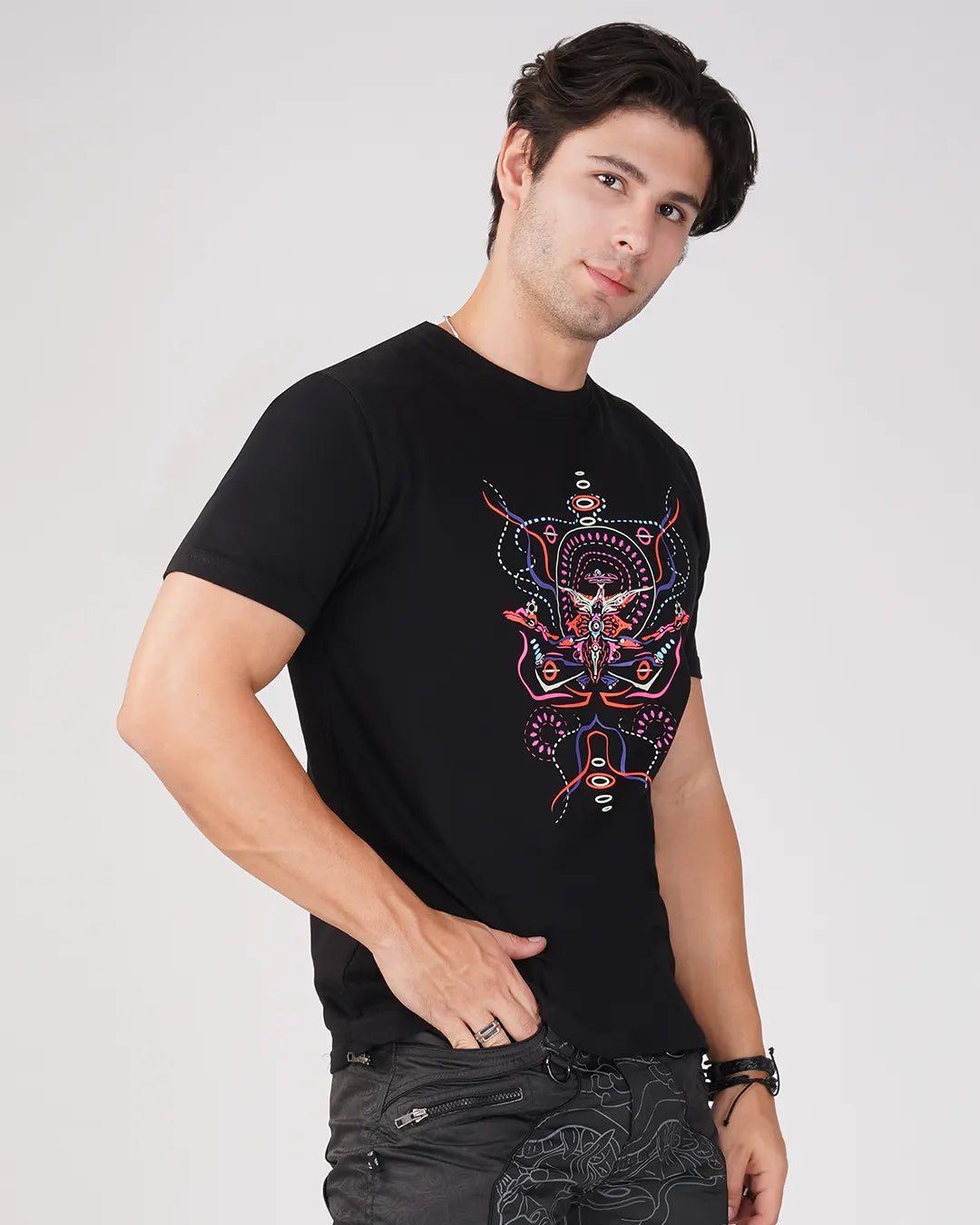 Xairon | UV Light Reactive | Regular Fit T-Shirt