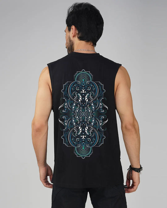Cyberghost | UV Reactive Plus Glow In Dark Tank Top