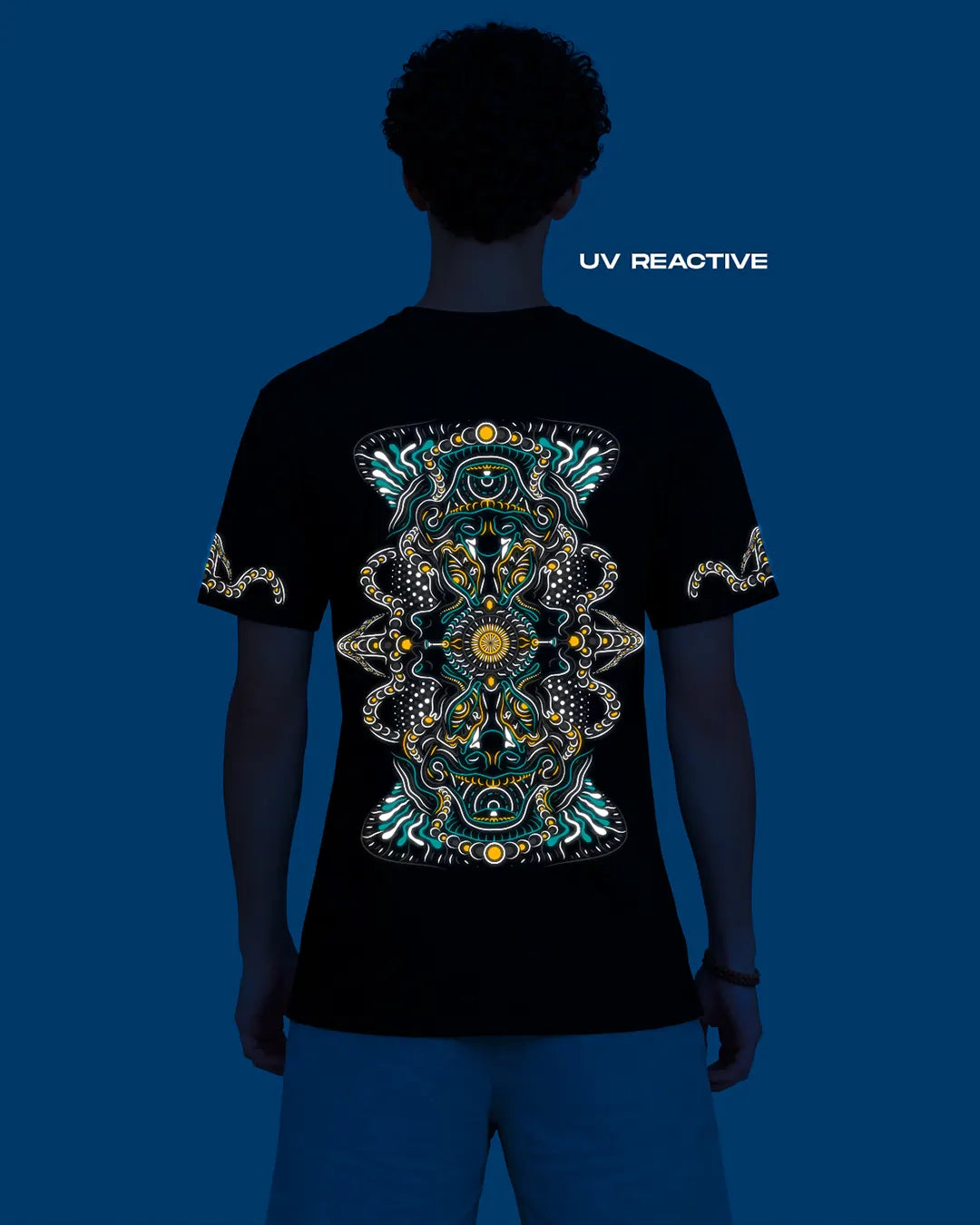 DMT Trip | UV Reactive Plus Glow In Dark | Regular Fit T-shirt