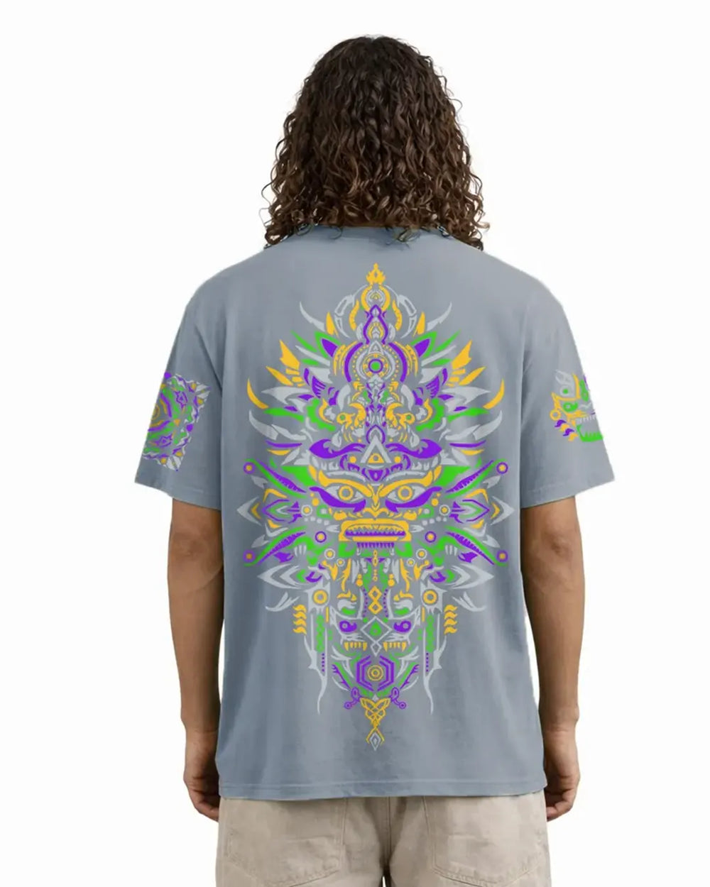 Onirah | UV Light Reactive | Oversized Cotton T-Shirt