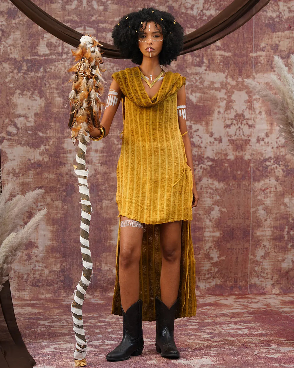 Jimmi Hooded Open Dress for Women