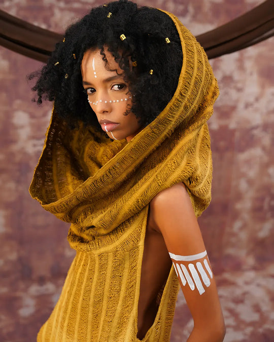 Jimmi Hooded Open Dress for Women