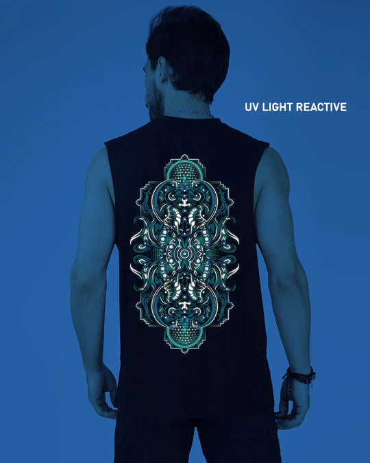 Cyberghost | UV Reactive Plus Glow In Dark Tank Top