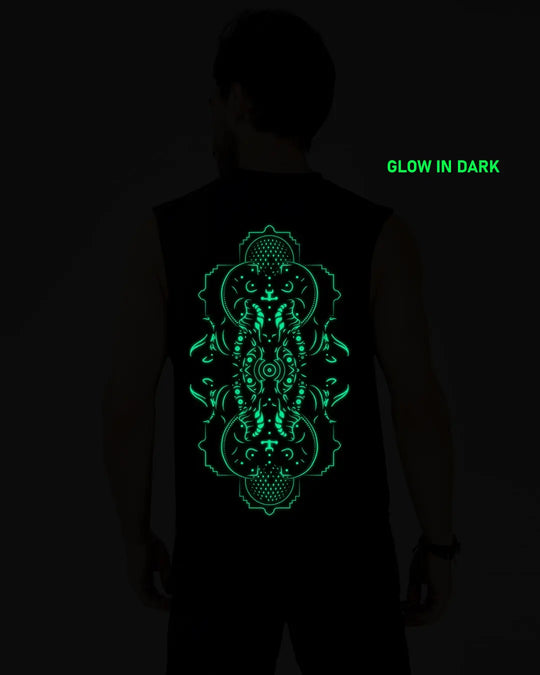 Cyberghost | UV Reactive Plus Glow In Dark Tank Top