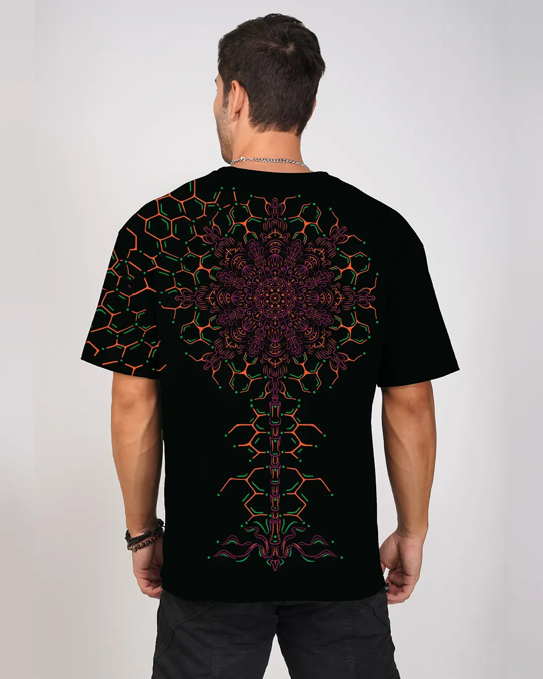 DNA UV Light Reactive | Oversized Cotton T-Shirt