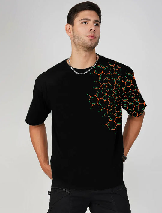 DNA UV Light Reactive | Oversized Cotton T-Shirt