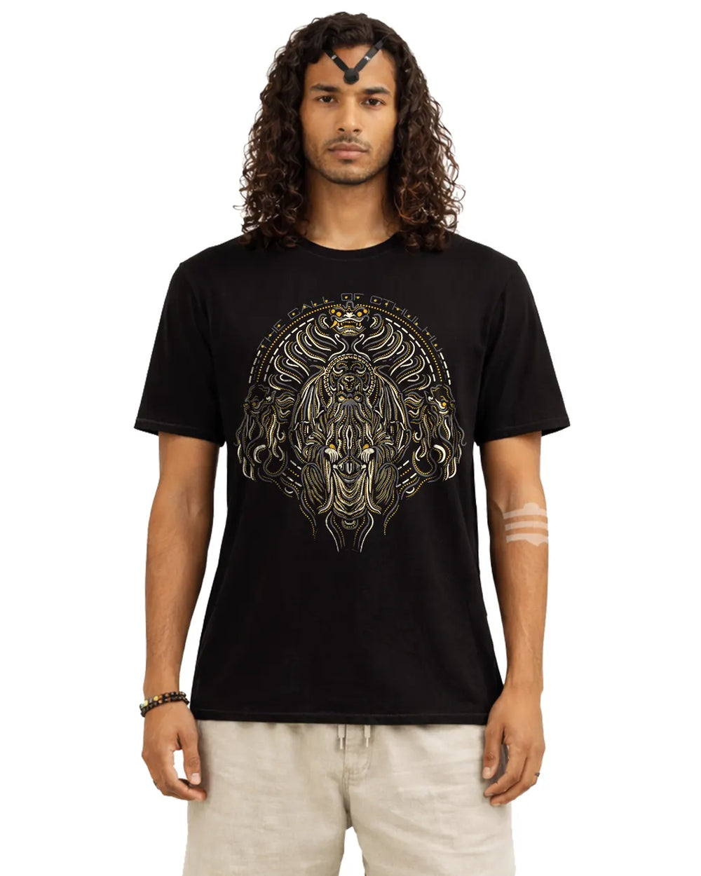 The Call of Cthulhu | UV Light Reactive & Glow In Dark | Oversized T-Shirt