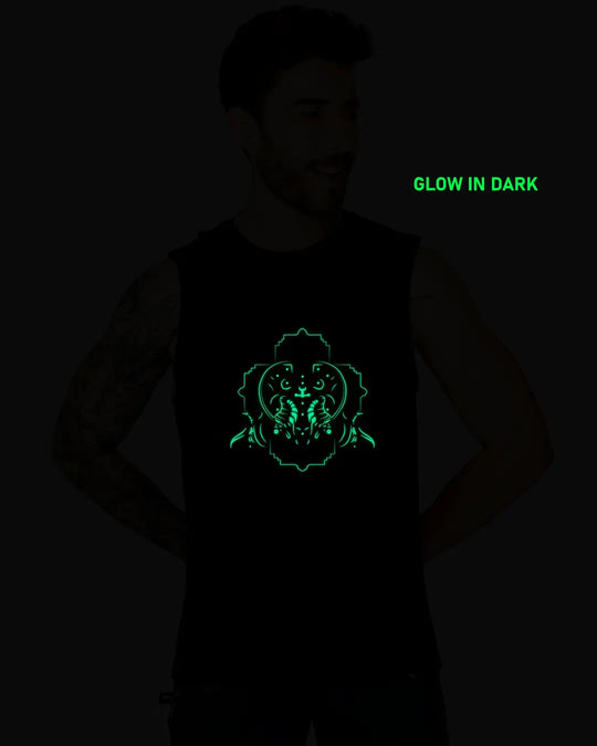 Cyberghost | UV Reactive Plus Glow In Dark Tank Top