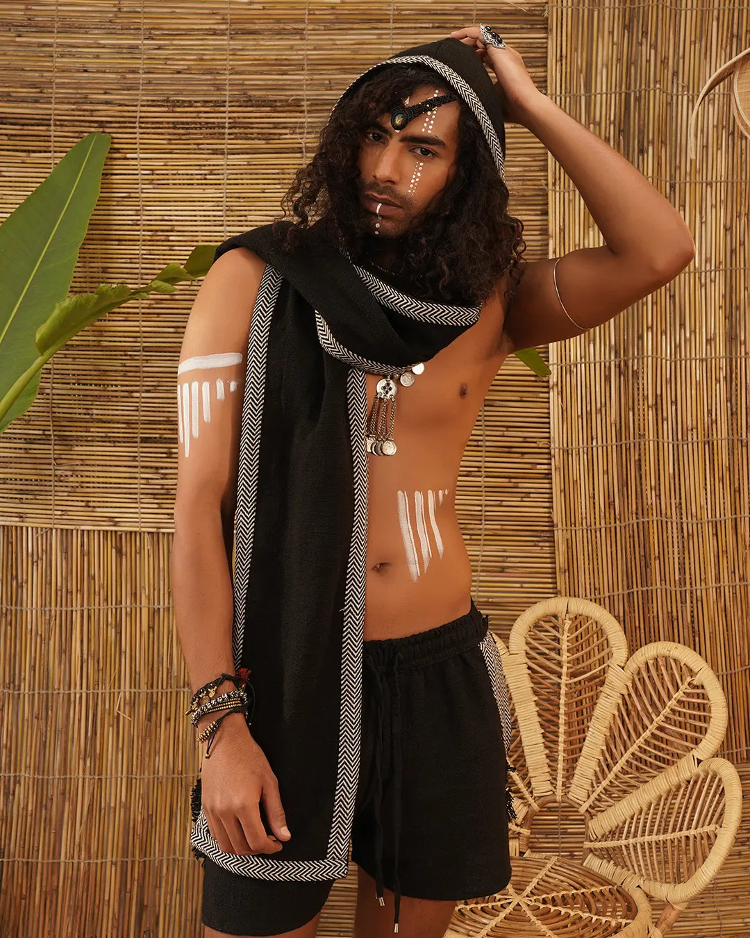 Shadow Weave | Nomad Hooded Head Scarf