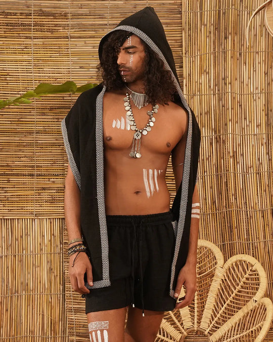 Shadow Weave | Nomad Hooded Head Scarf