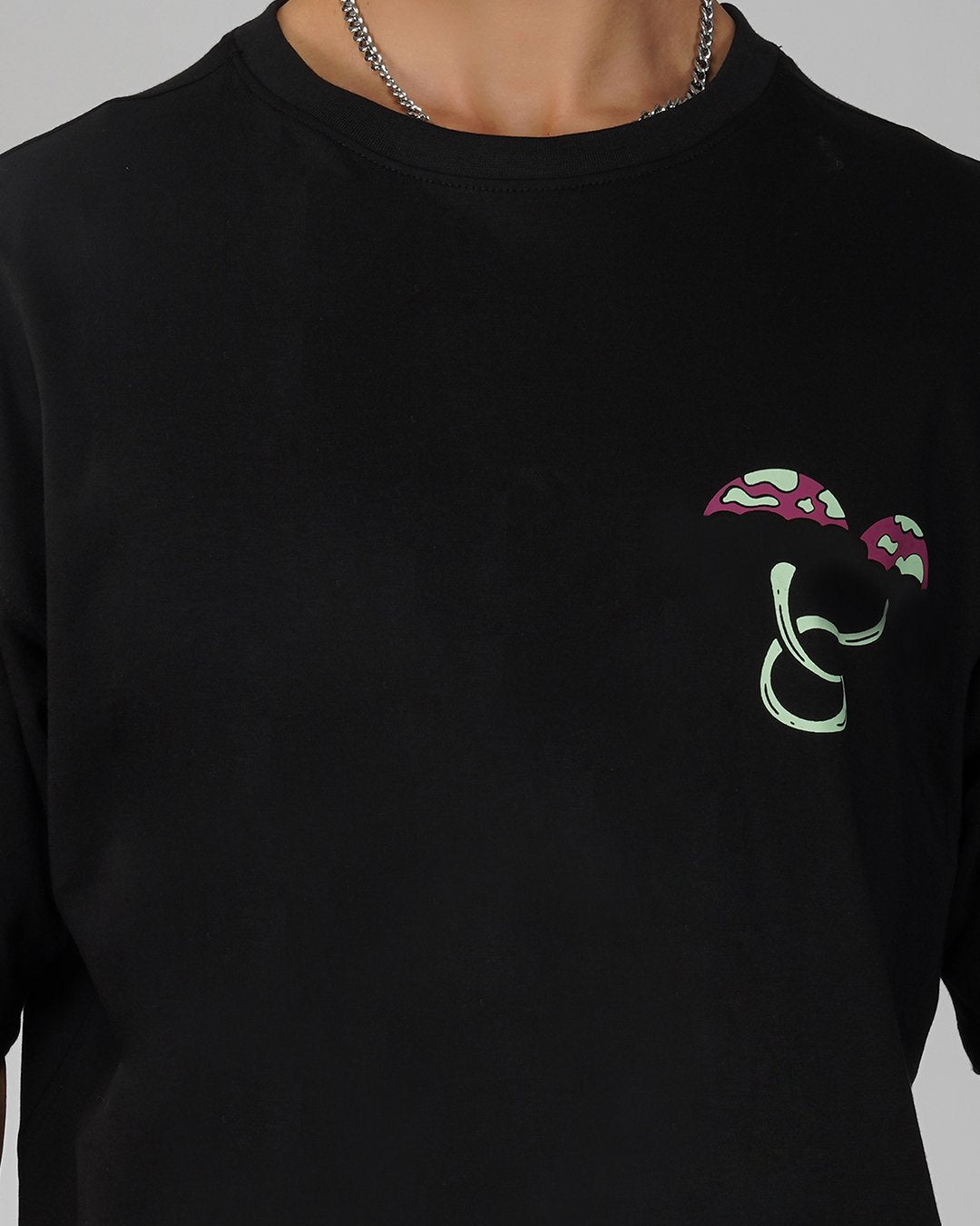 Babaji Trip | UV Light Reactive | Oversized Cotton T-Shirt