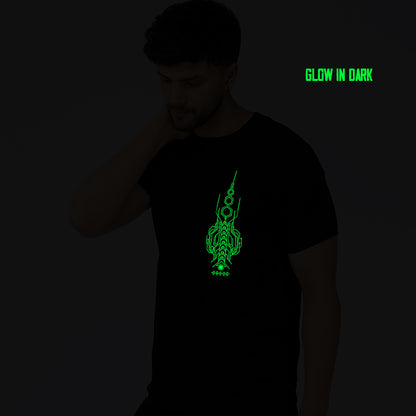 Transmuteer UV-reactief &amp; Glow in the Dark T-shirt