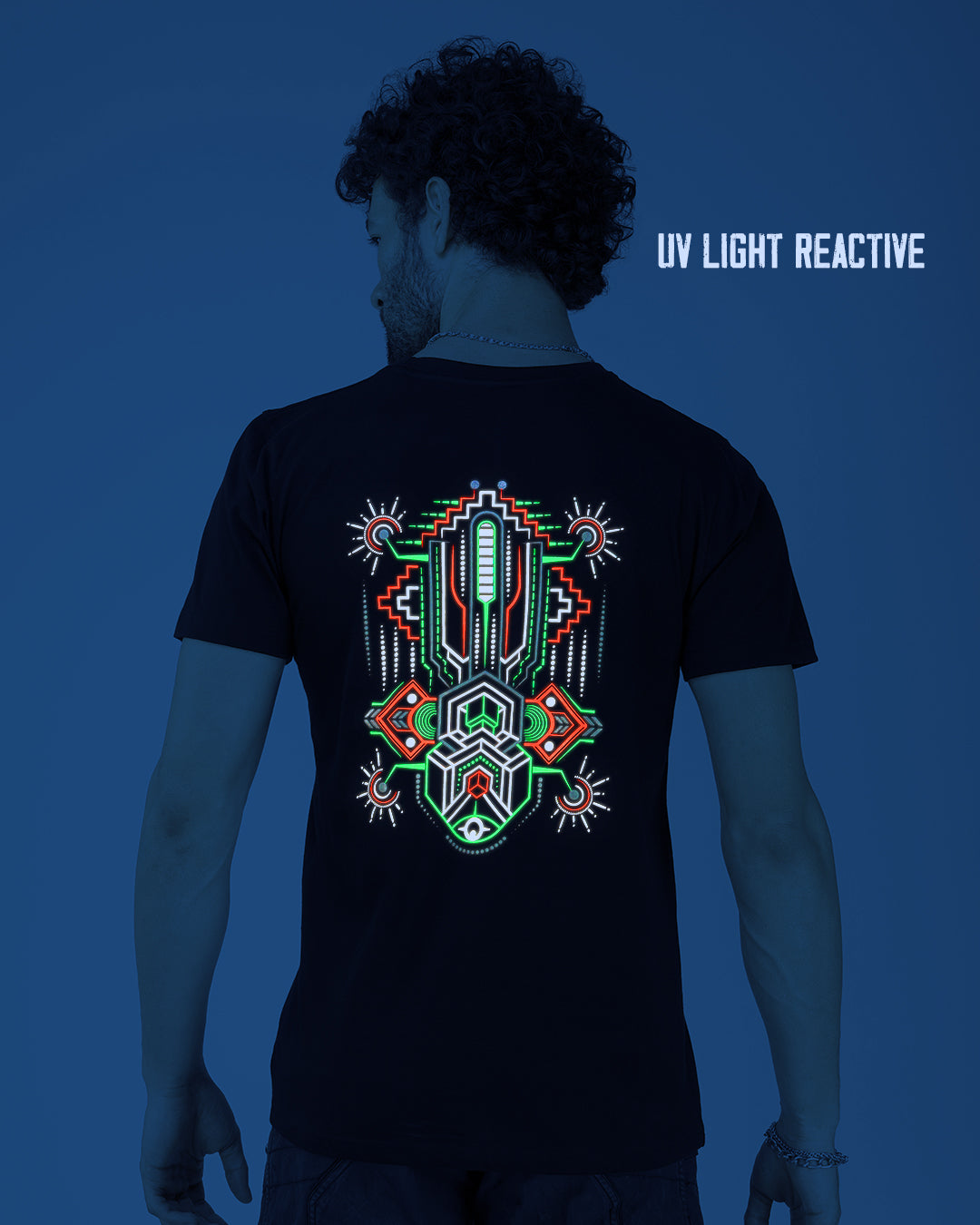 T-shirt Astral Dimension 0.1 réactif à la lumière UV et phosphorescent