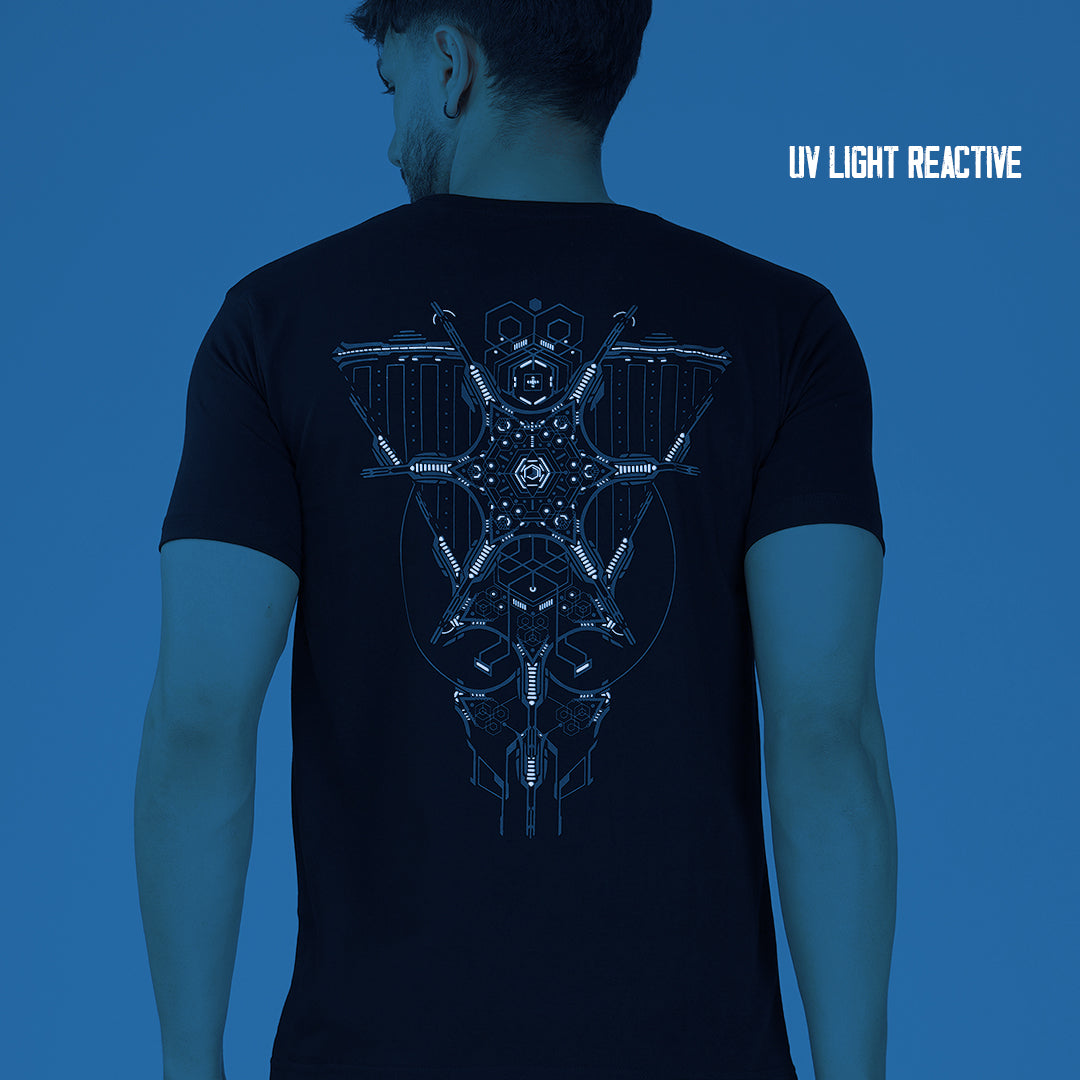 Teknomorph UV Reactive &amp; Glow in the Dark T-shirt