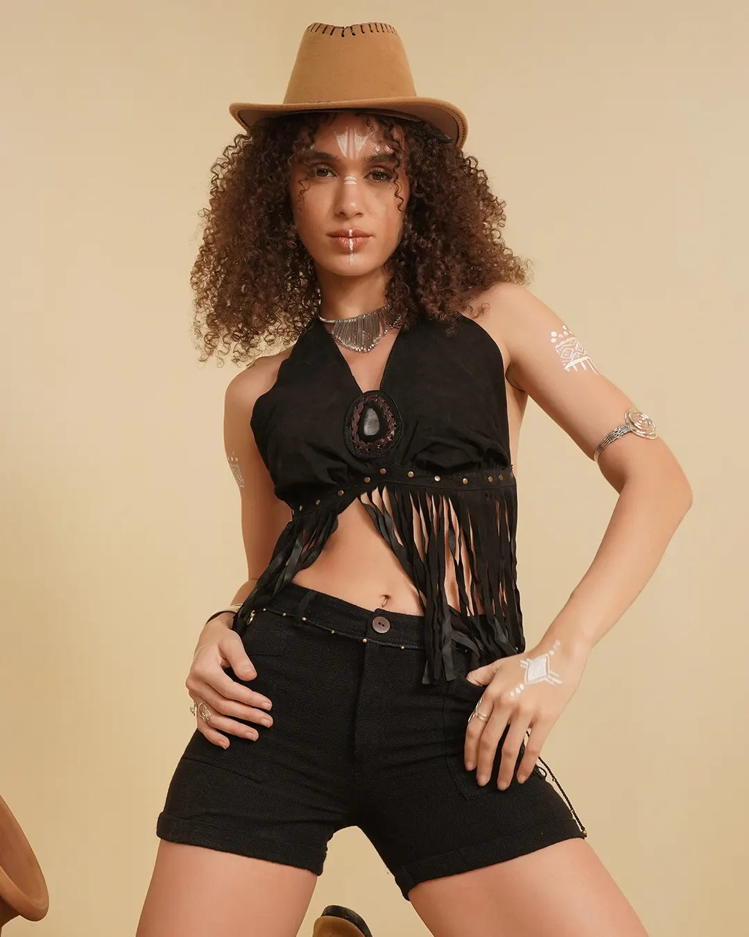 Solid Black Alba Pocket Shorts | Premium Alba Fabric