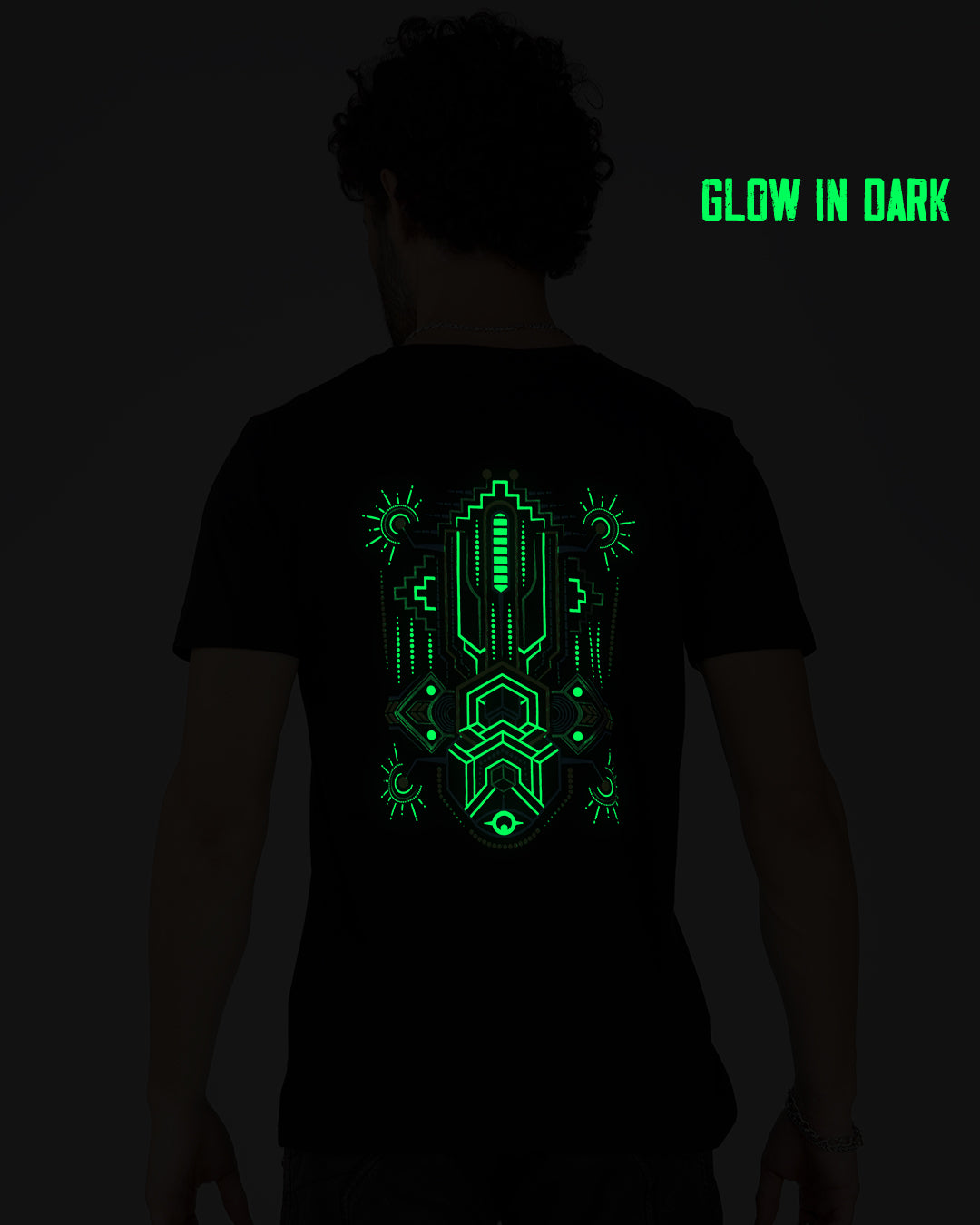 T-shirt Astral Dimension 0.2 réactif à la lumière UV et phosphorescent