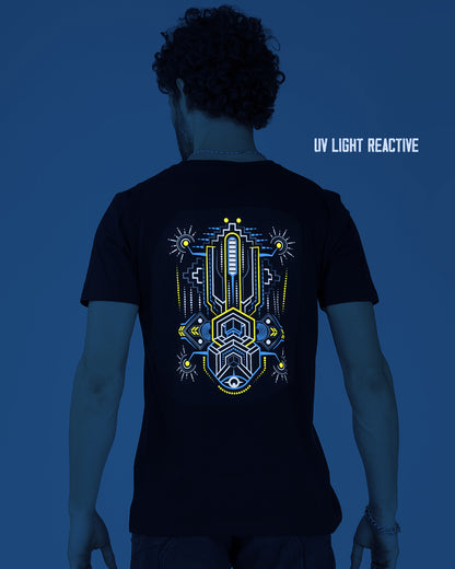 Astrale dimensie 0,2 UV-licht reactief &amp; Glow In Dark T-shirt