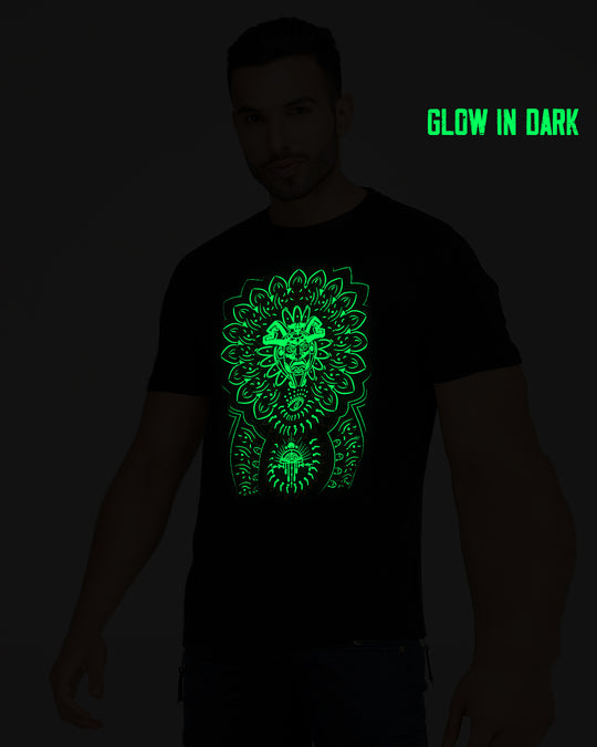 Maya - T-shirt réactif à la lumière UV et phosphorescent