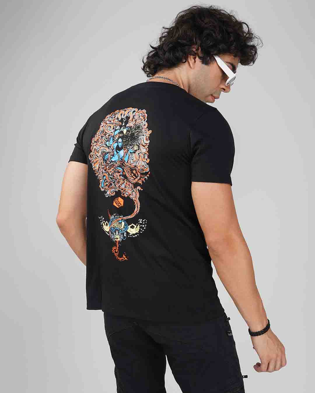 Shiva Tandav | UV Light Reactive | Regular Fit T-Shirt – Ultra Tribe