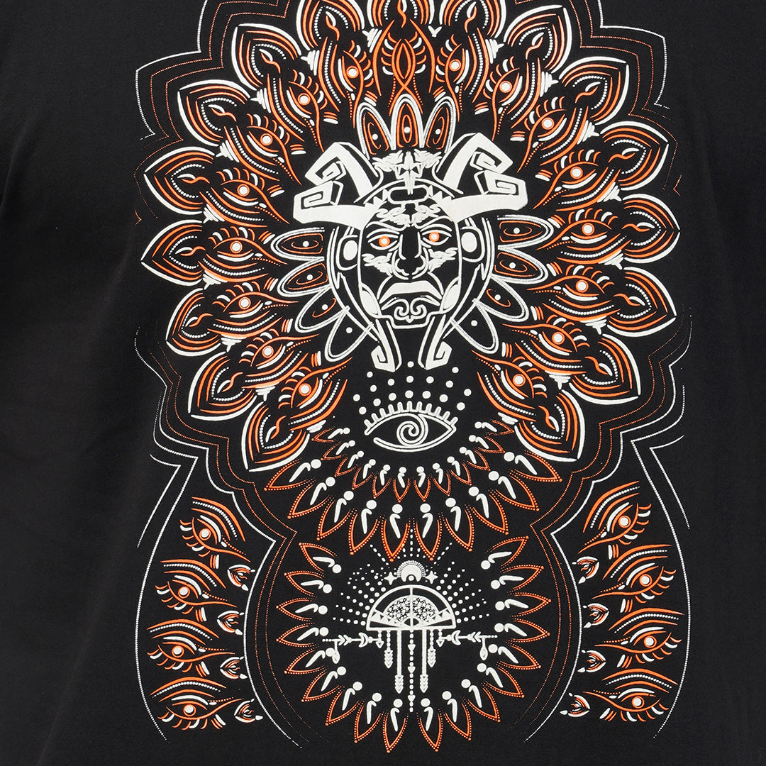 Maya - T-shirt réactif à la lumière UV et phosphorescent