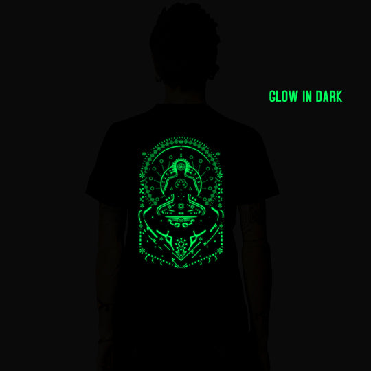 Unity Of Spirit 0.1 Glow In The Dark katoenen T-shirt met halve mouwen