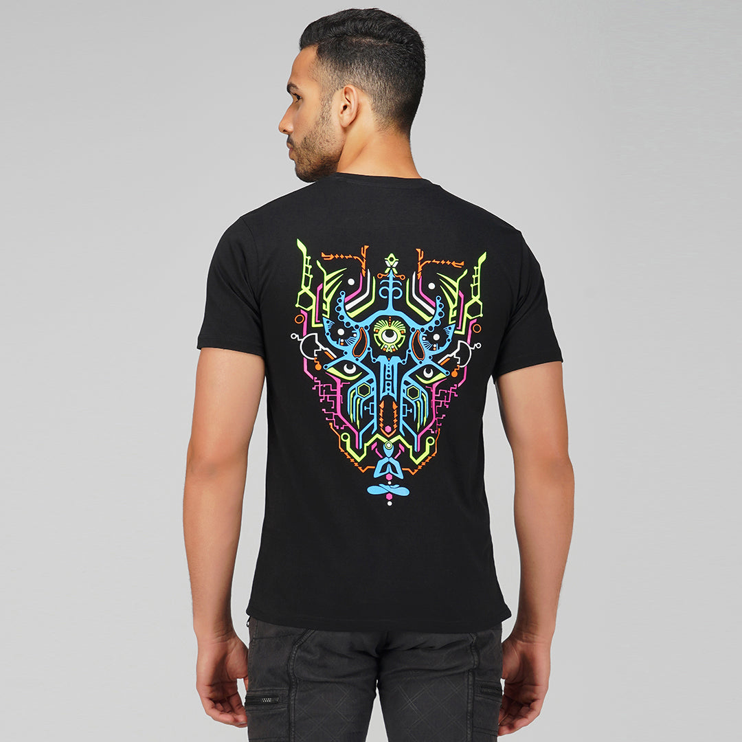 Bull Parade UV Light Reactive & Glow In Dark T-Shirt