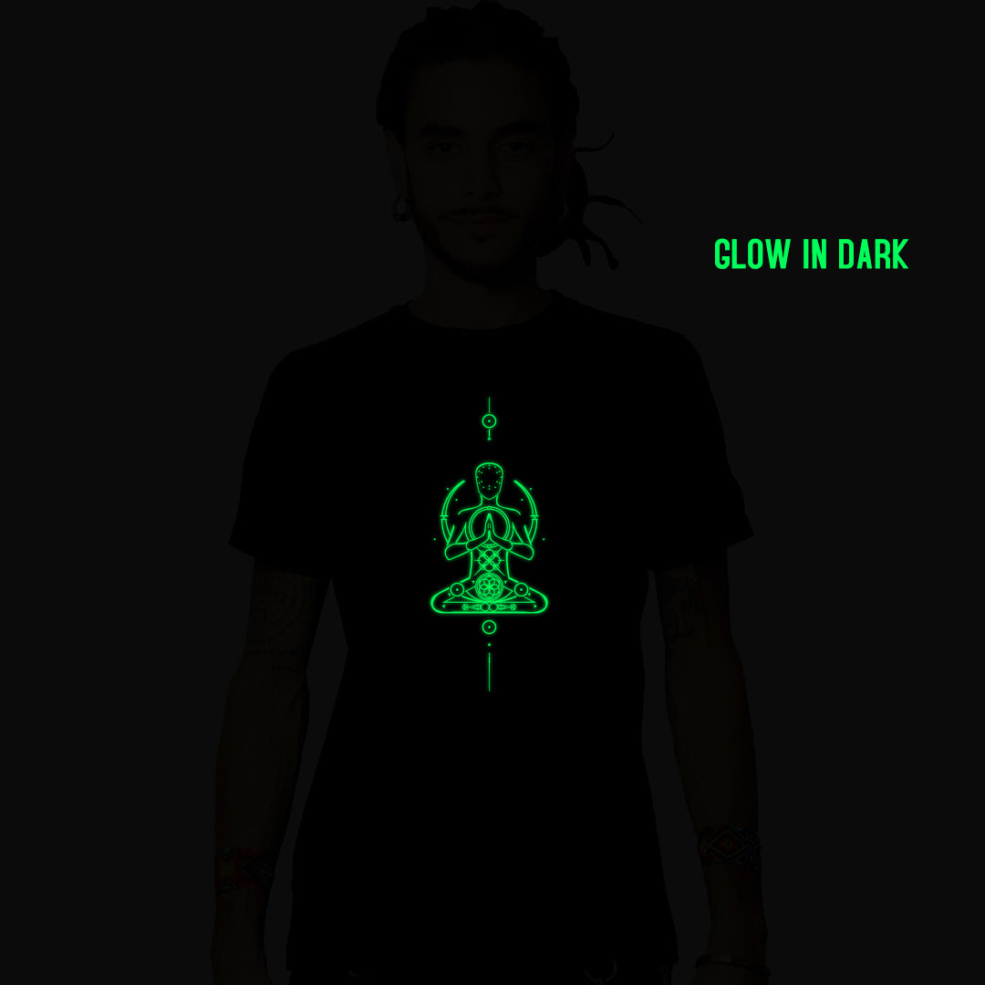 Unity Of Spirit 0.1 Glow In The Dark katoenen T-shirt met halve mouwen