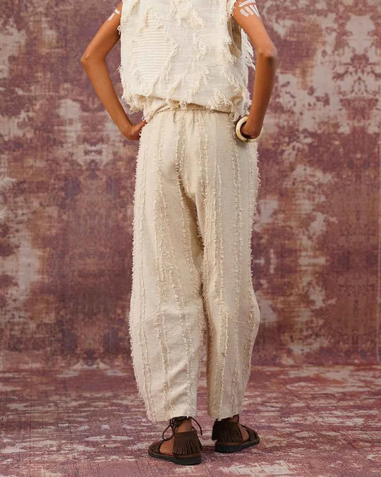 Natural Cream Kattar Trouser