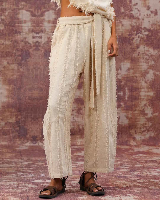 Natural Cream Kattar Trouser