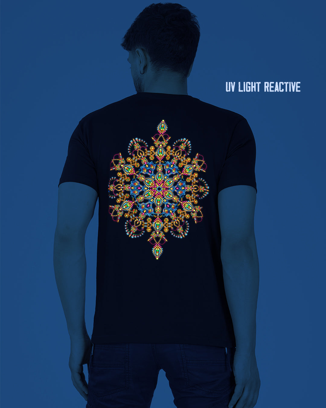 T-shirt à col rond Purist UV Light Reactive